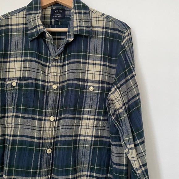 Jcrew Slim Flannel Button Down - Picture 4 of 5